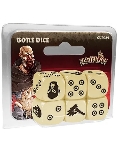 es::Zombicide: Black Plague. Bone Dice dados