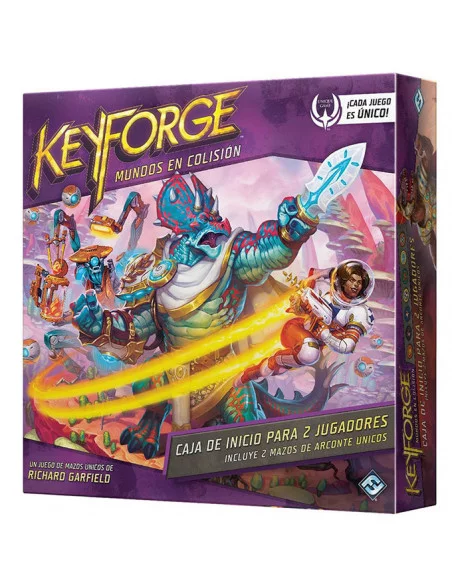 es::Keyforge: Mundos en Colisión Caja de inicio para 2 jugadores