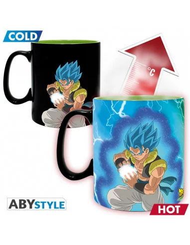 es::Dragon Ball Super Broly Taza con cambio de imagen Gogeta y Broly 460 ml