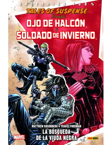 es::Tales of Suspense Presenta Ojo de Halcón y Soldado de Invierno. Dietario Rojo Cómic 100% Marvel