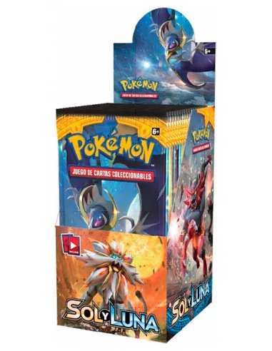 Comprar Pokémon Sol y Luna (Caja de 18 sobres) - Juego de cartas coleccionable - Mil Comics: Tienda de cómics y figuras Comics, Star Wars, Tintín