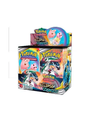 es::Pokémon Sol y Luna Eclipse Cósmico Caja de sobres