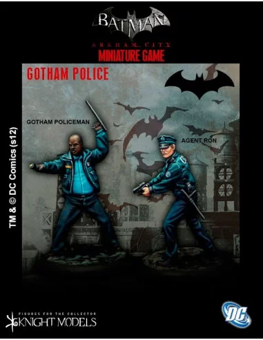 es::Batman Miniature Game: Gotham Police Department Set Figuras Knight Models