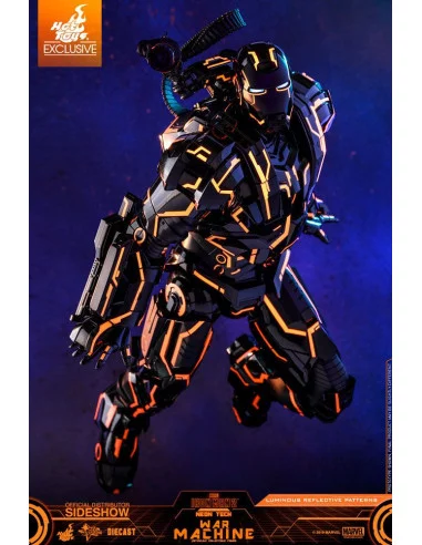 es::Iron Man 2 Figura Diecast 1/6 Neon Tech War Machine Hot Toys Exclusive