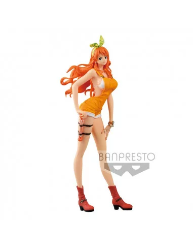 es::One Piece Piece Stampede PVC Glitter & Glamours Nami Ver. A 25 cm