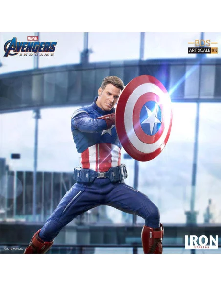 es::Vengadores: Endgame Pack de Estatuas BDS Art Scale 1/10 Captain America vs Captain America 2023 21 cm