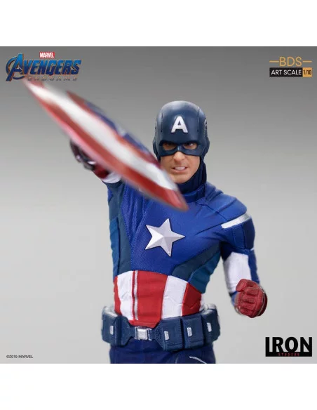 es::Vengadores: Endgame Pack de Estatuas BDS Art Scale 1/10 Captain America vs Captain America 2023 21 cm