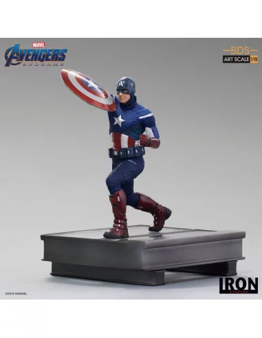 es::Vengadores: Endgame Pack de Estatuas BDS Art Scale 1/10 Captain America vs Captain America 2023 21 cm
