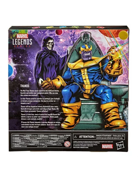 es::Marvel Legends Series Figura Thanos The Infinity Gauntlet Deluxe 18 cm