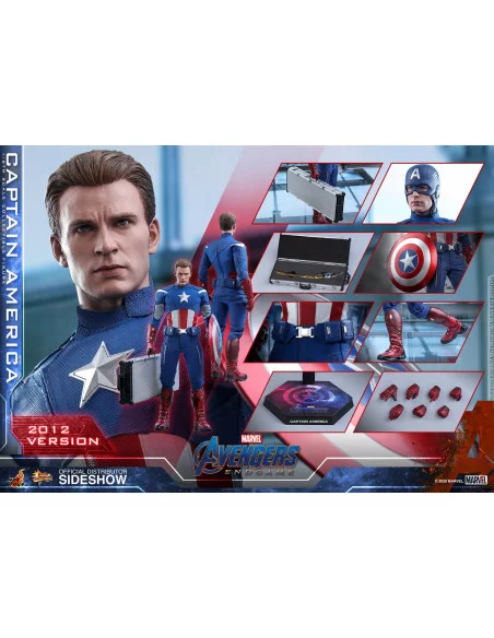 es::Vengadores: Endgame Figura 1/6 Captain America 2012 Hot Toys 30 cm