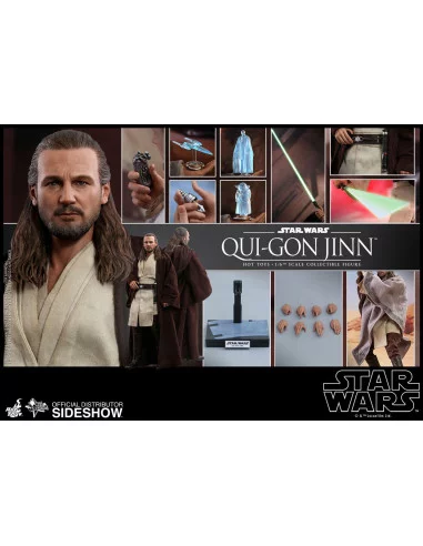 es::Star Wars Episode I Figura 1/6 Qui-Gon Jinn Hot Toys 32 cm