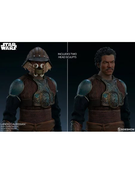 es::Star Wars Episode VI Figura 1/6 Lando Calrissian Skiff Guard Version Sideshow 30 cm