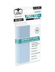 es::Ultimate Guard Precise-Fit Sleeves Fundas de Cartas Tamaño Estándar Transparente 100 2
