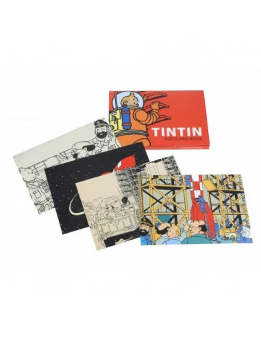 es::Tintín Set de 16 postales Tintin Lune Postcard Book