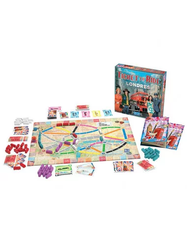 Aventureros al tren: Londres - Juego de tablero-2