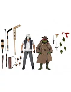 es::Tortugas Ninja Pack de 2 Figuras Casey Jones & Raphael in Disguise 18 cm