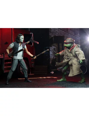 es::Tortugas Ninja Pack de 2 Figuras Casey Jones & Raphael in Disguise 18 cm