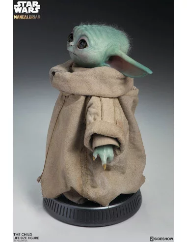 es::Star Wars The Mandalorian Estatua tamaño real The Child Baby Yoda Sideshow 42 cm