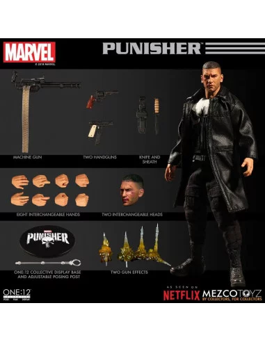 es::Marvel Universe Figura 1/12 Punisher TV Series 17 cm