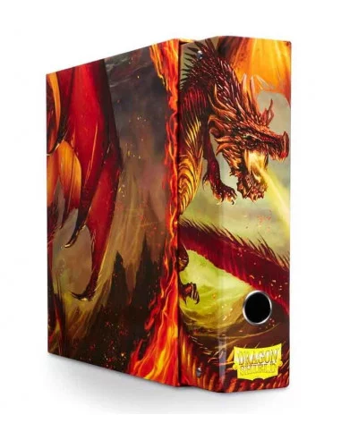 es::Dragon Shield Álbum Rojo 3 Anillas con slipcase para hojas con bolsillos