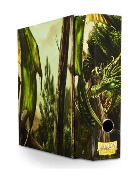 es::Dragon Shield Álbum Verde 3 Anillas con slipcase para hojas con bolsillos