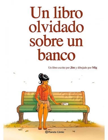 es::Un libro olvidado sobre un banco