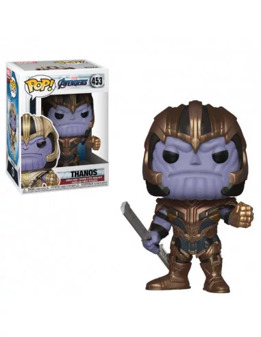 es::Vengadores Endgame Figura POP! Movies Vinyl Thanos 9 cm