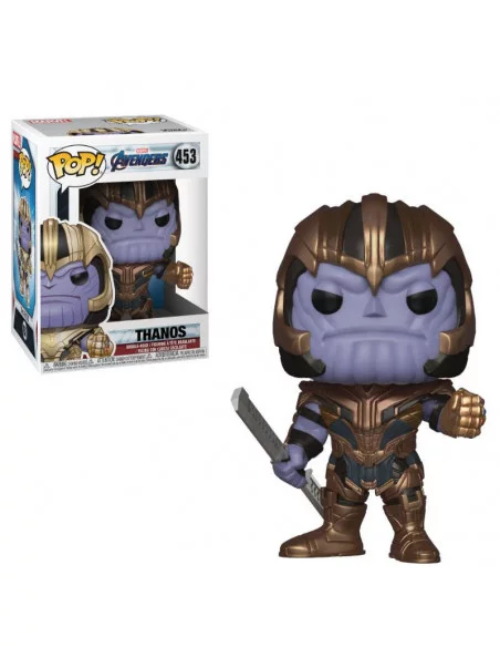 es::Vengadores Endgame Figura POP! Movies Vinyl Thanos 9 cm