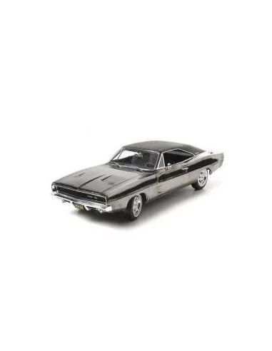 es::Bullit Coche 1/18 1968 Dodge Charger R/T 440 Magnum Chrome