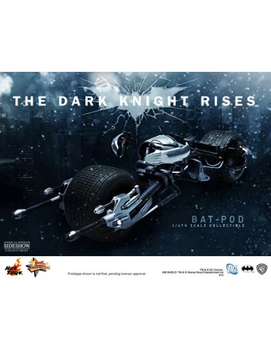 es::Bat-pod - Vehículo 1/6 Hot Toys DC Batman the dark knight rises