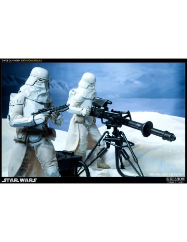 es::Snowtrooper x2 + E-WEB Heavy Repeating Blaster x1 - Figuras y complemento 1/6 Sideshow Star Wars