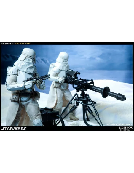 es::Snowtrooper x2 + E-WEB Heavy Repeating Blaster x1 - Figuras y complemento 1/6 Sideshow Star Wars