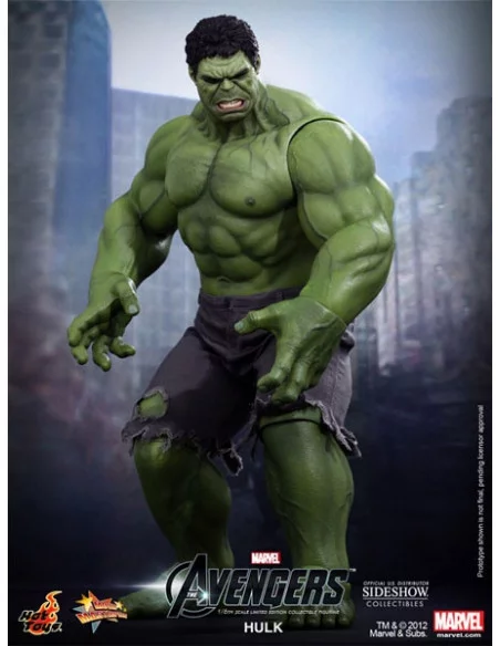 es::Hulk The Avengers - Figura 1/6 Hot Toys Los Vengadores