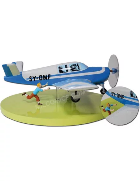 es::Tintín: Avion Beechcraft Bonanza A35 - Réplica de madera