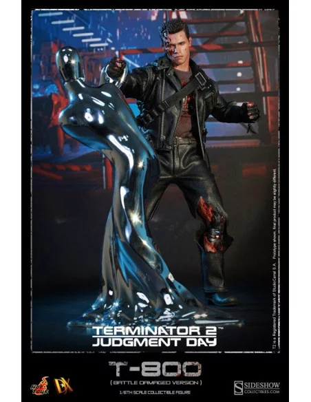 es::T-800 Battle Damaged - Figura 1/6 Hot Toys Dx Terminator 2