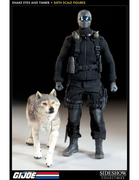 es::Snake Eyes Y Timber - Figura 1/6 Sideshow G.I.Joe