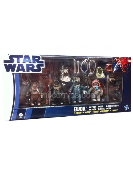 es::Star Wars Ewok Pack. 5 Figuras Hasbro