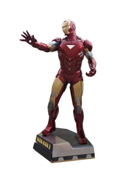 es::Iron Man 2 Estatua tamaño real Iron Man Versión limpia 225 cm