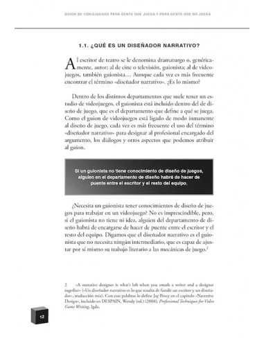 es::El guion de videojuegos
