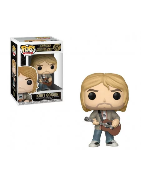 es::Nirvana POP! Rocks Vinyl Figura Kurt Cobain MTV Unplugged Exclusive 9 cm