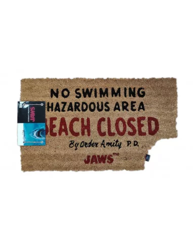 es::Tiburón Felpudo Beach Closed 43 x 72 cm