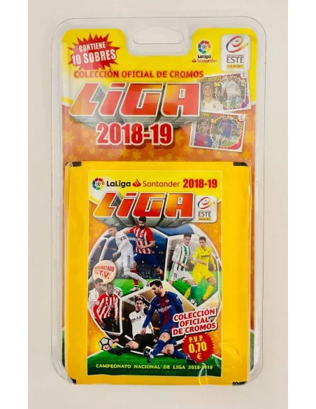 es::Liga Santander 2018-19 - Blíster 10 sobres de cromos