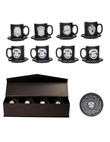 es::Harry Potter Pack de 4 Tazas Espresso Emblems