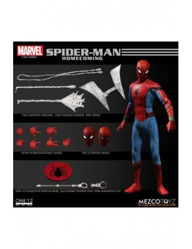 es::Spider-Man Homecoming Figura 1/12 Spider-Man One:12 Collective 16 cm