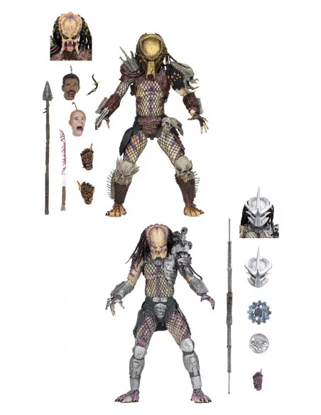es::Predator Bad Blood Pack de 2 Figuras Ultimate Bad Blood & Enforcer 20 cm