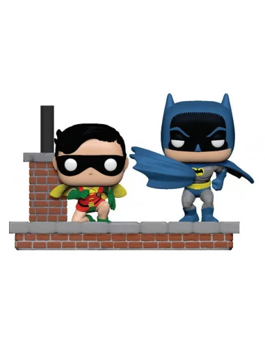 es::Batman 80th Pack de 2 POP Moment! Vinyl Figuras Look Batman & Robin 1964 9 cm