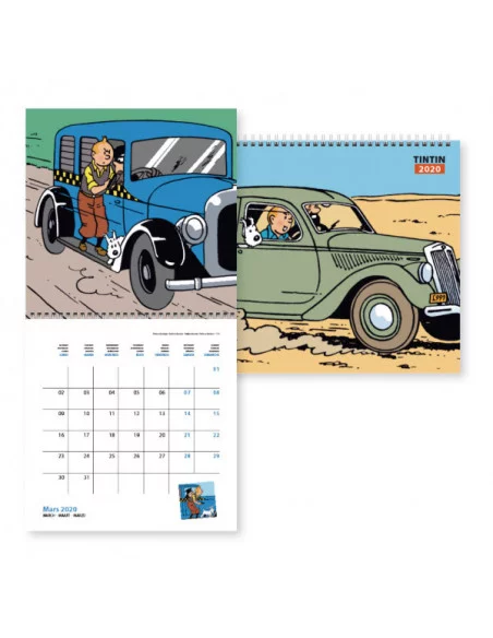 es::Tintín Calendario 2020 Grande