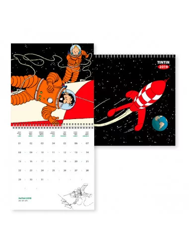 es::Calendario Tintín 2019 Grande