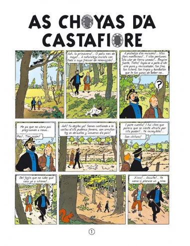 es::As aventuras de Tintín: As choyas d'a Castafiore