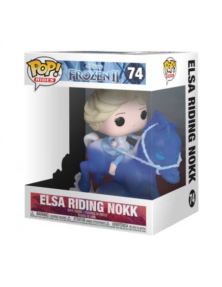 es::Frozen El Reino del Hielo 2 POP! Rides Vinyl Figura Elsa Riding Nokk 18 cm